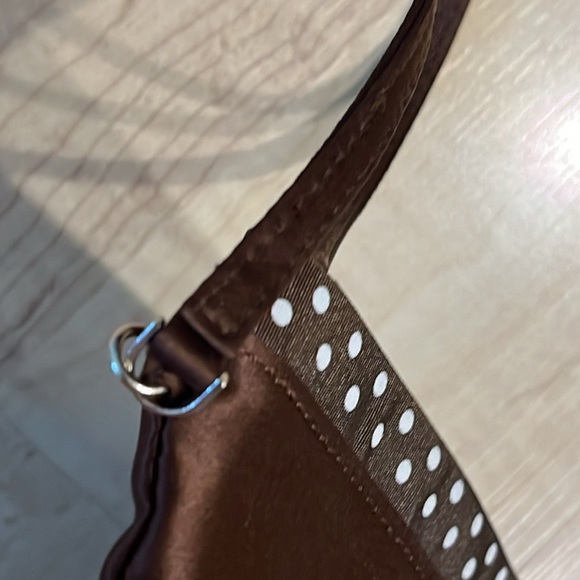 Henri Bendel for Bath and Body Works, Brown Satin Wristlet - Picture 6 of 11